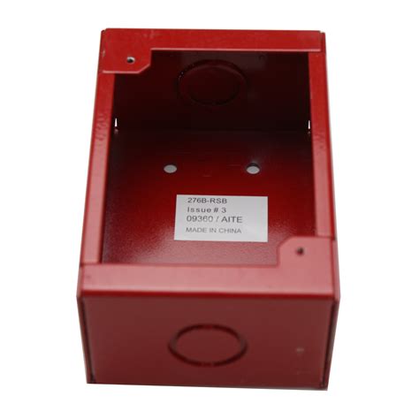 red fire alarm boxes